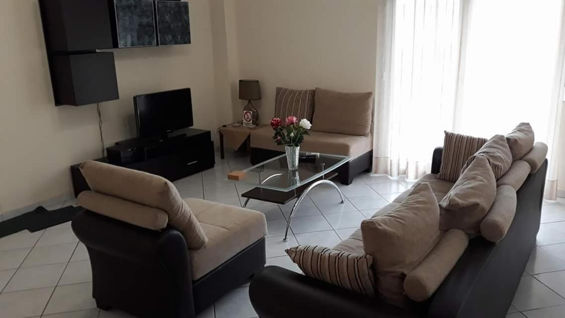 Stathoris Deluxe Apartment Nea Peramos  Luaran gambar