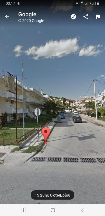 Stathoris Deluxe Apartment Nea Peramos  Luaran gambar