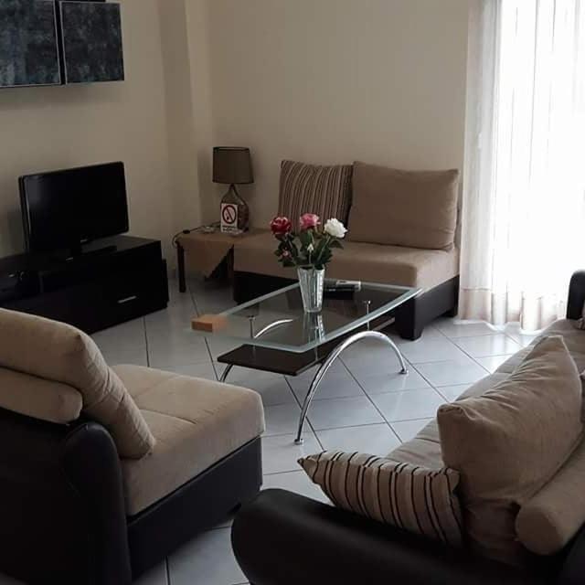 Stathoris Deluxe Apartment Nea Peramos  Luaran gambar
